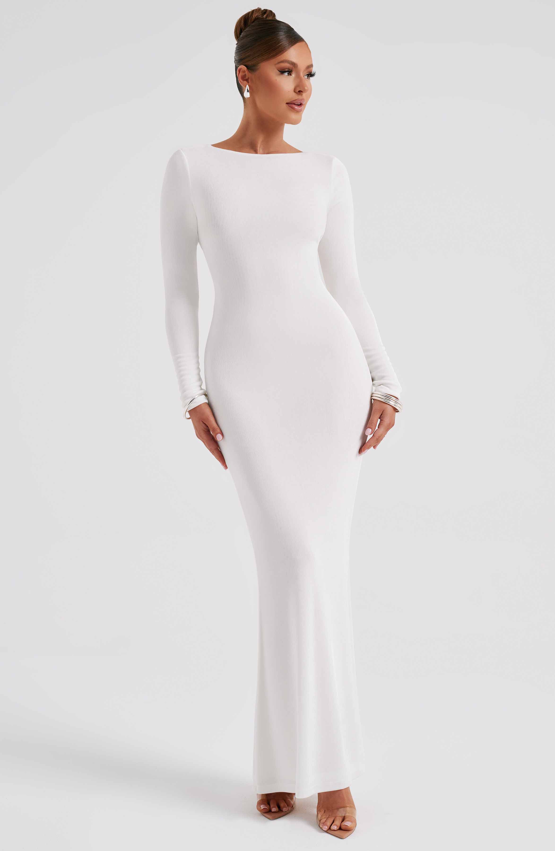 Elegant Long Dress | Fitted | Long Sleeves