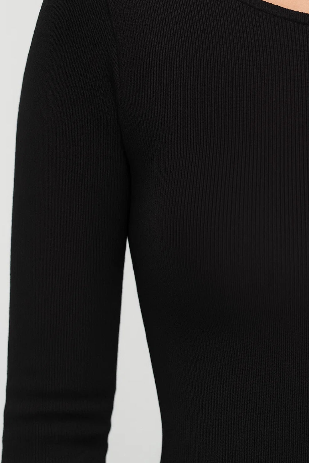 Fitted Long Dress | Long Sleeves | Made of Stretch Fabric