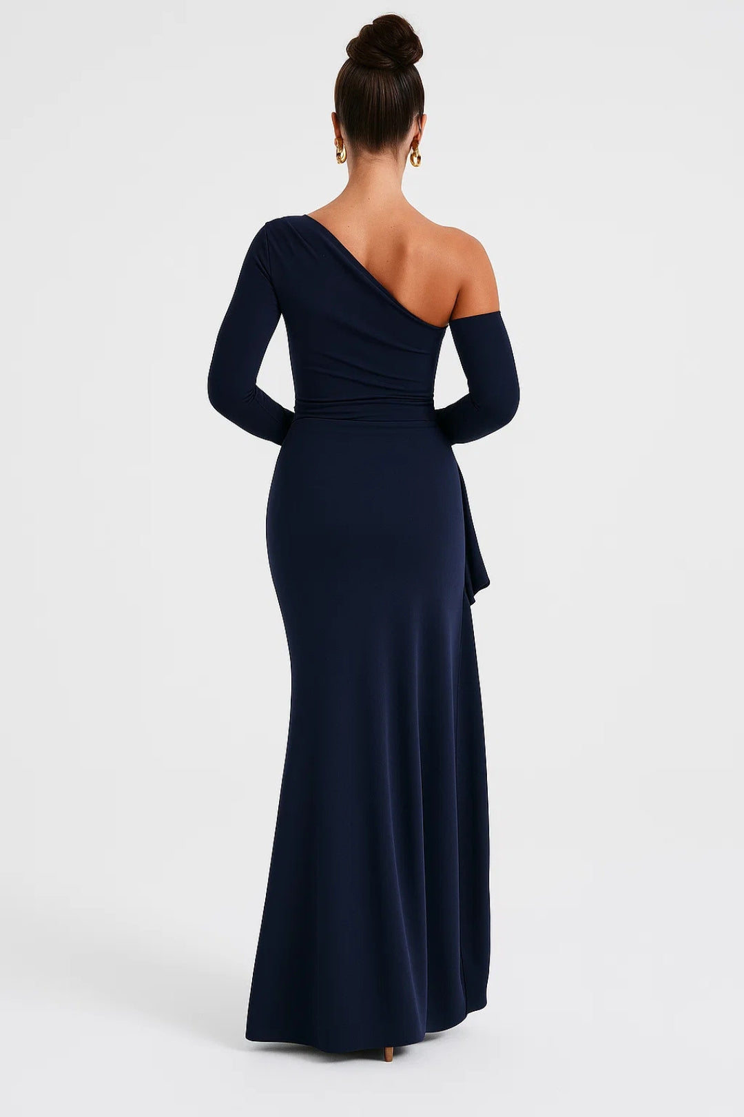 One-Shoulder Long Dress | Side Slit | Evening Elegance