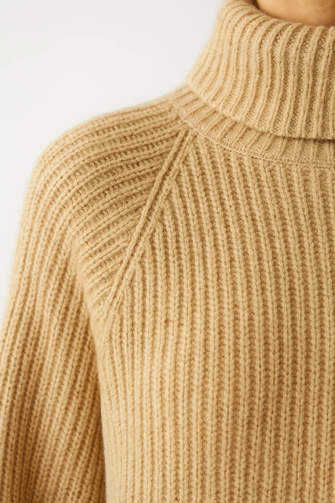 Long Knit Dress with High Neck | Soft and Warm