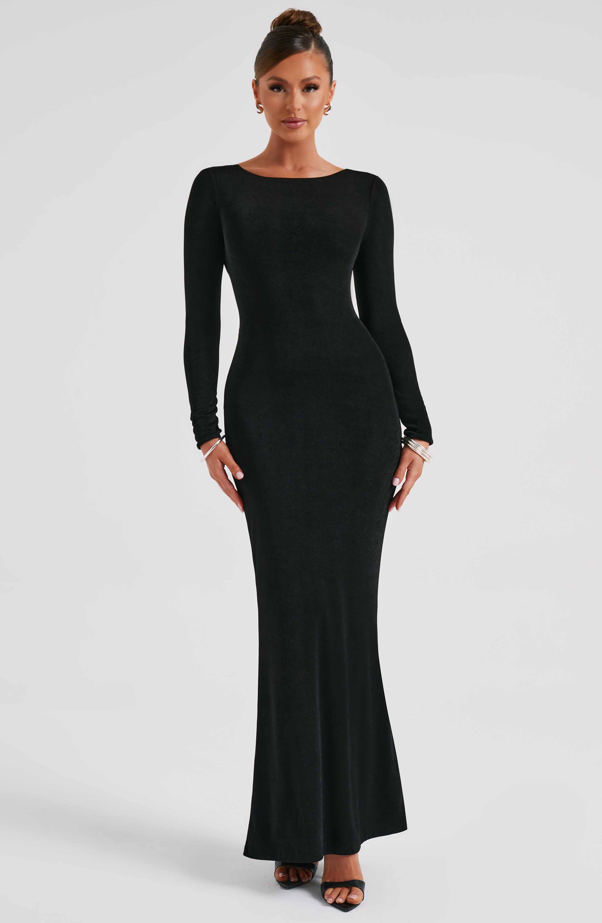Elegant Long Dress | Fitted | Long Sleeves