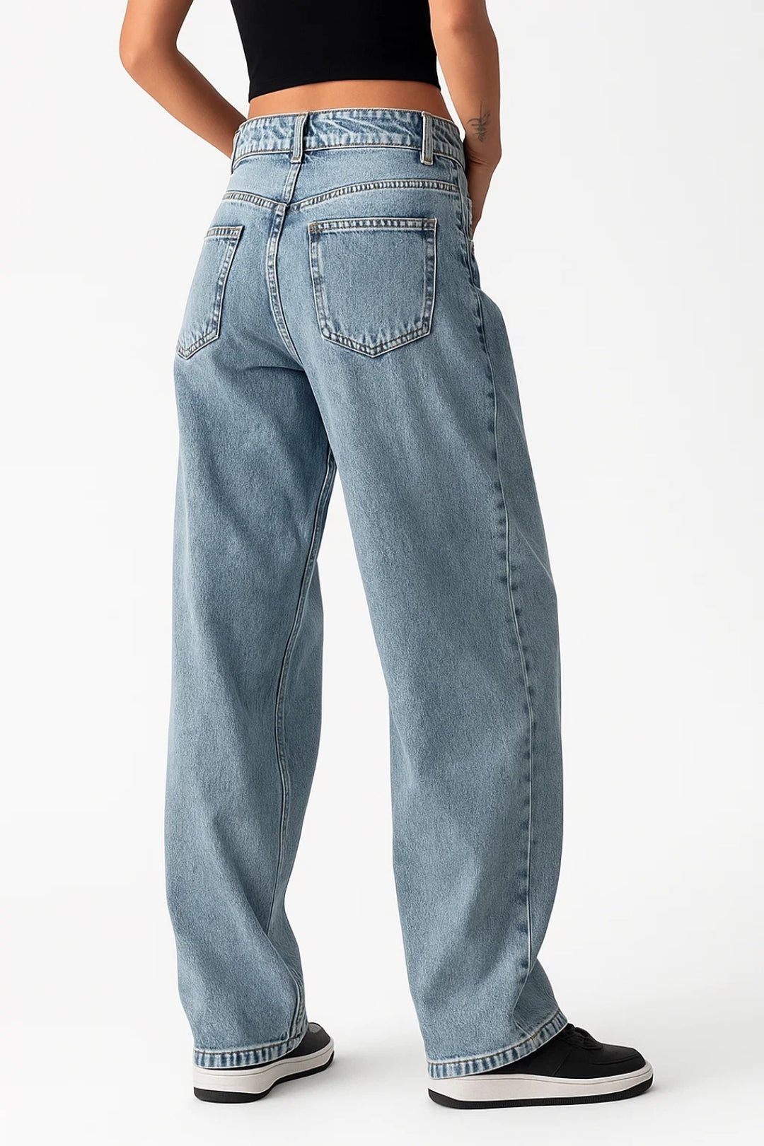 Medium Waist Wide Leg Jeans | Casual and Relaxed Style
