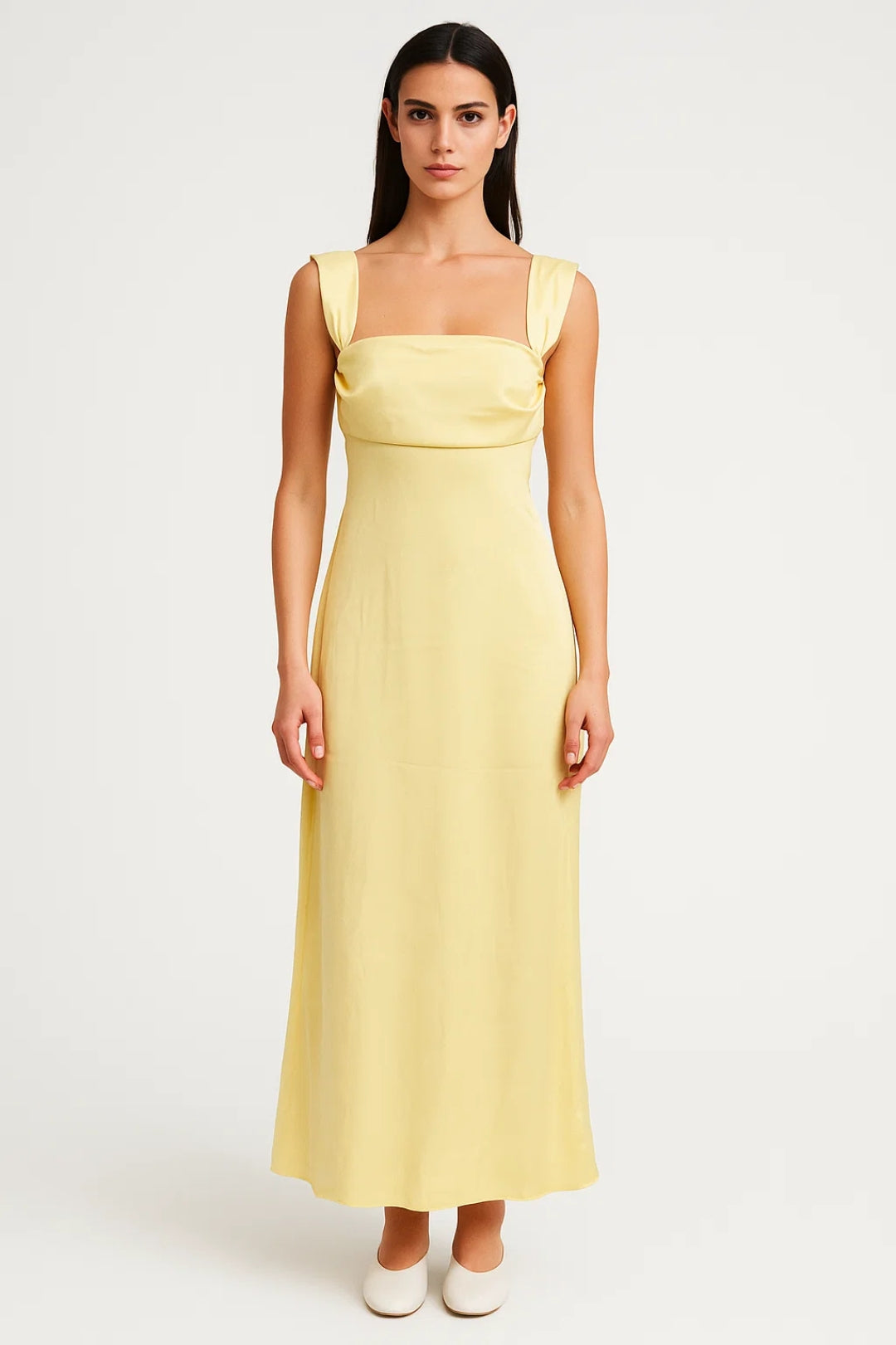 Long evening dress with off-the-shoulder design | Romantic elegance